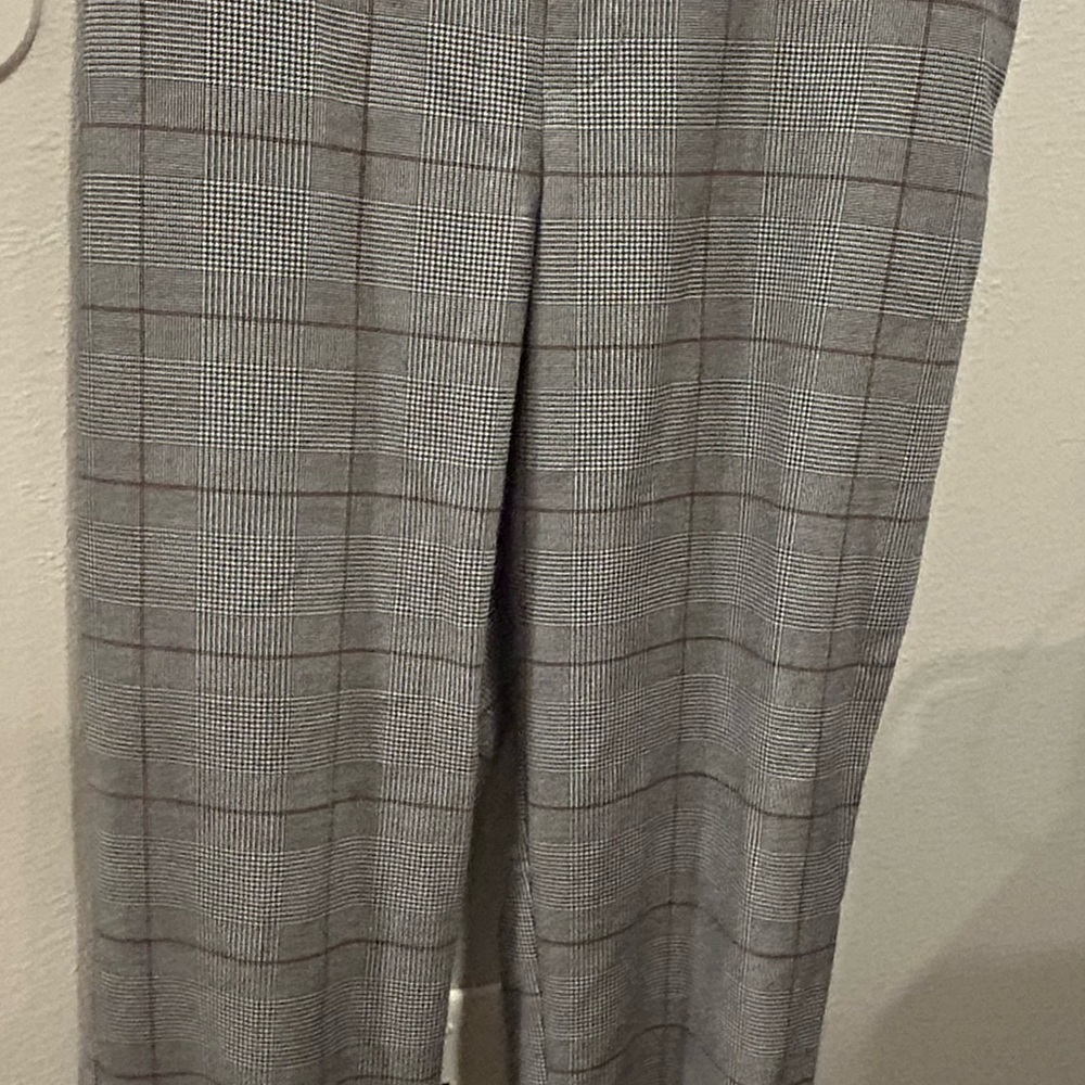 Gray Checkered Pants